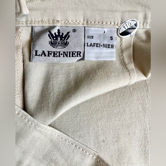 Beautiful rare Lafei.nier skirt. 95% Cotton. Maxi Skirt. Tan/Khaki - Picture 4 of 7